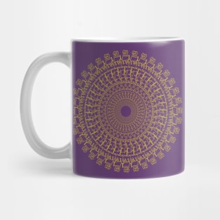 Riemann Zeta Function Mathdala - Gold Mug